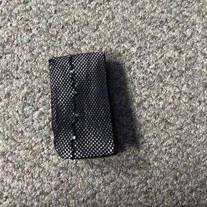 Rhinestone seam fishnet tights